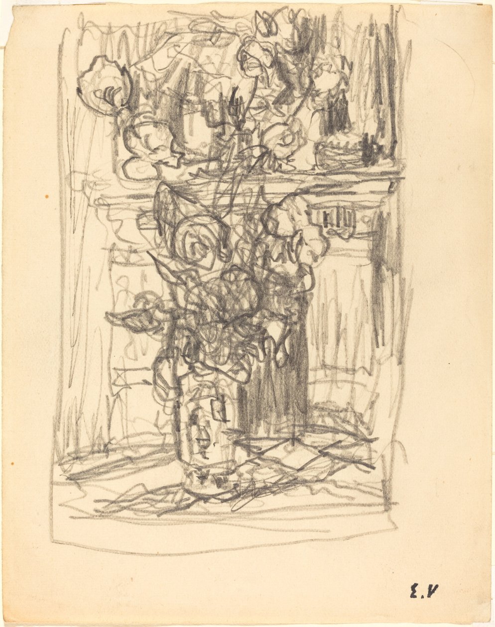 Jarrón de flores de Edouard Vuillard