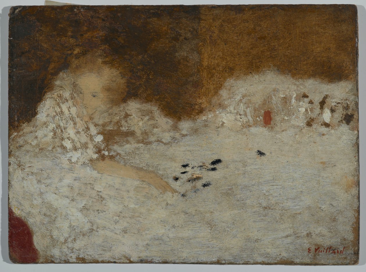 Joven mujer en la cama, 1894 de Edouard Vuillard