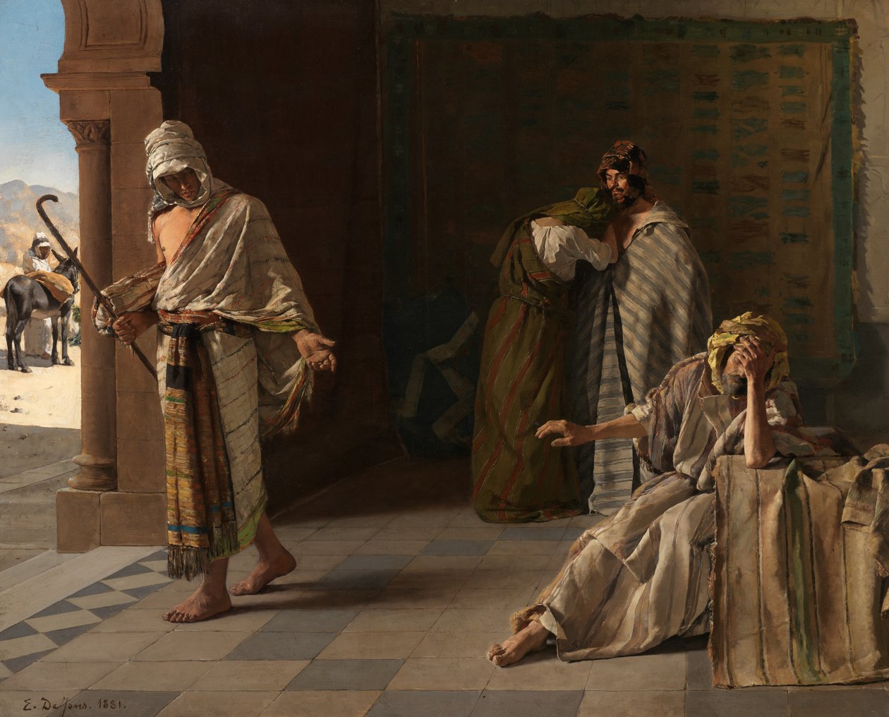 La partida del hijo pródigo de Edouard de Jans