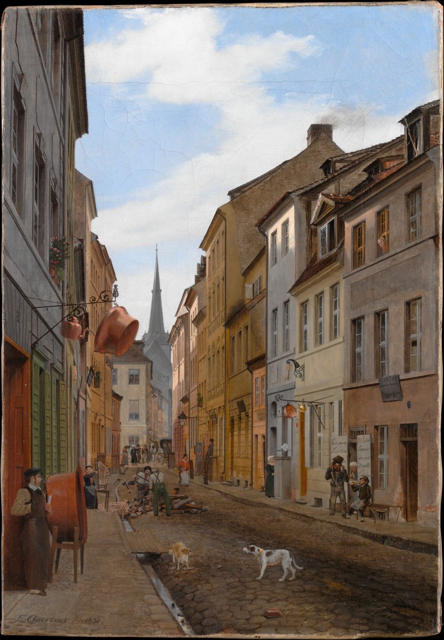 Die Parochialstraße de Eduard Gaertner
