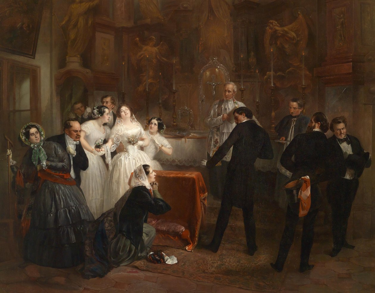 Novia abandonada en el altar de Eduard Swoboda