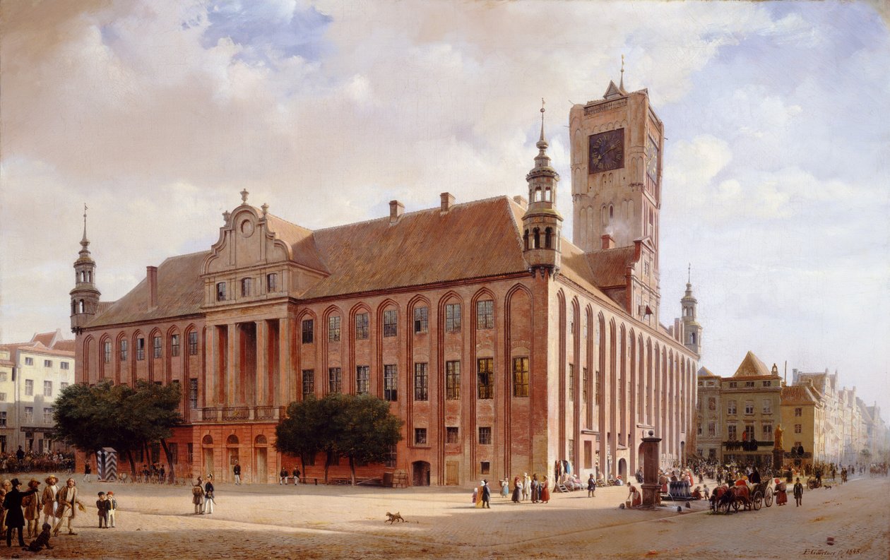 Ayuntamiento en Thorn, 1848 de Eduard Gaertner