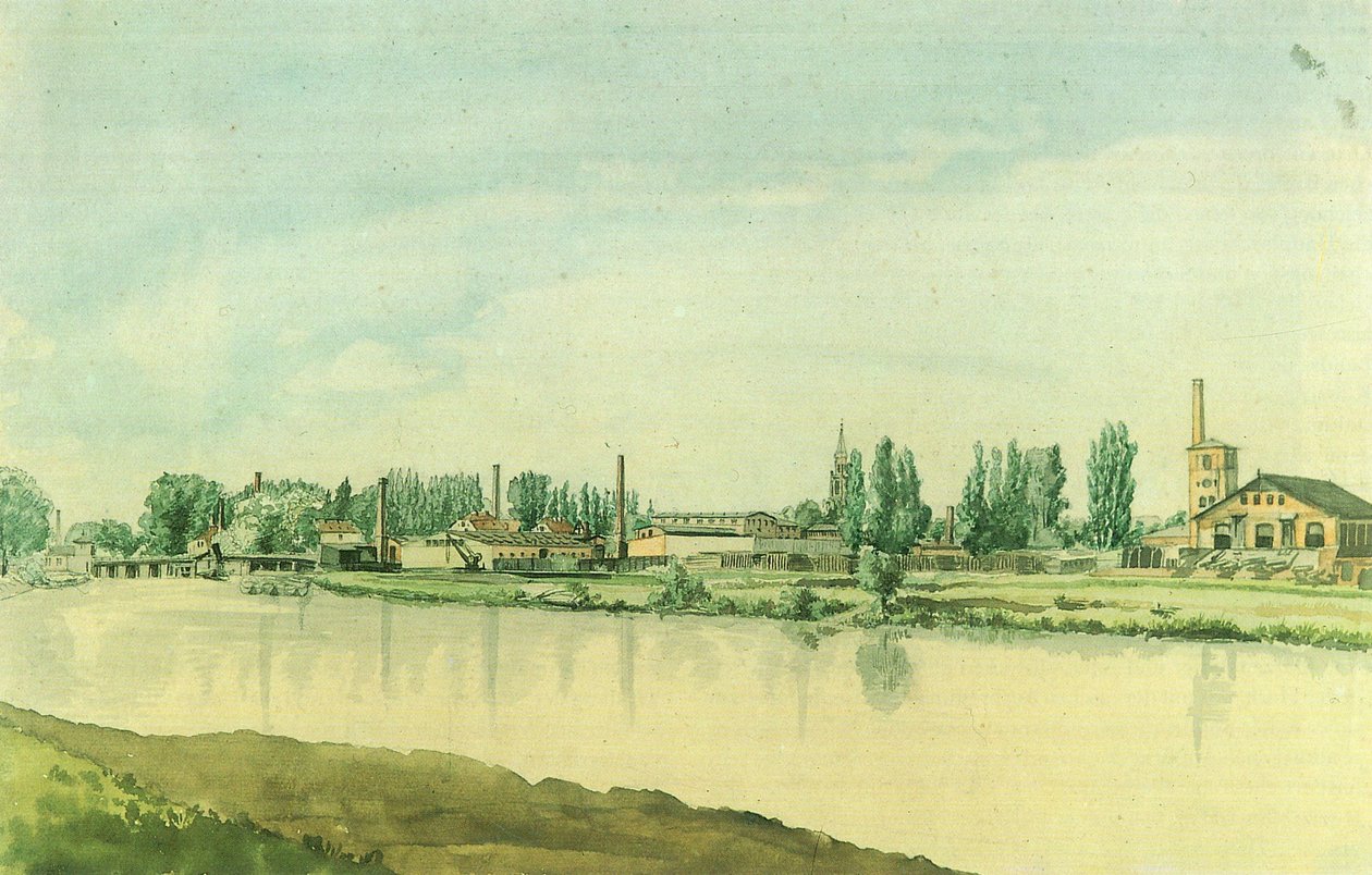 Alemán: Las fábricas Borsig de Moabit de Eduard Gaertner