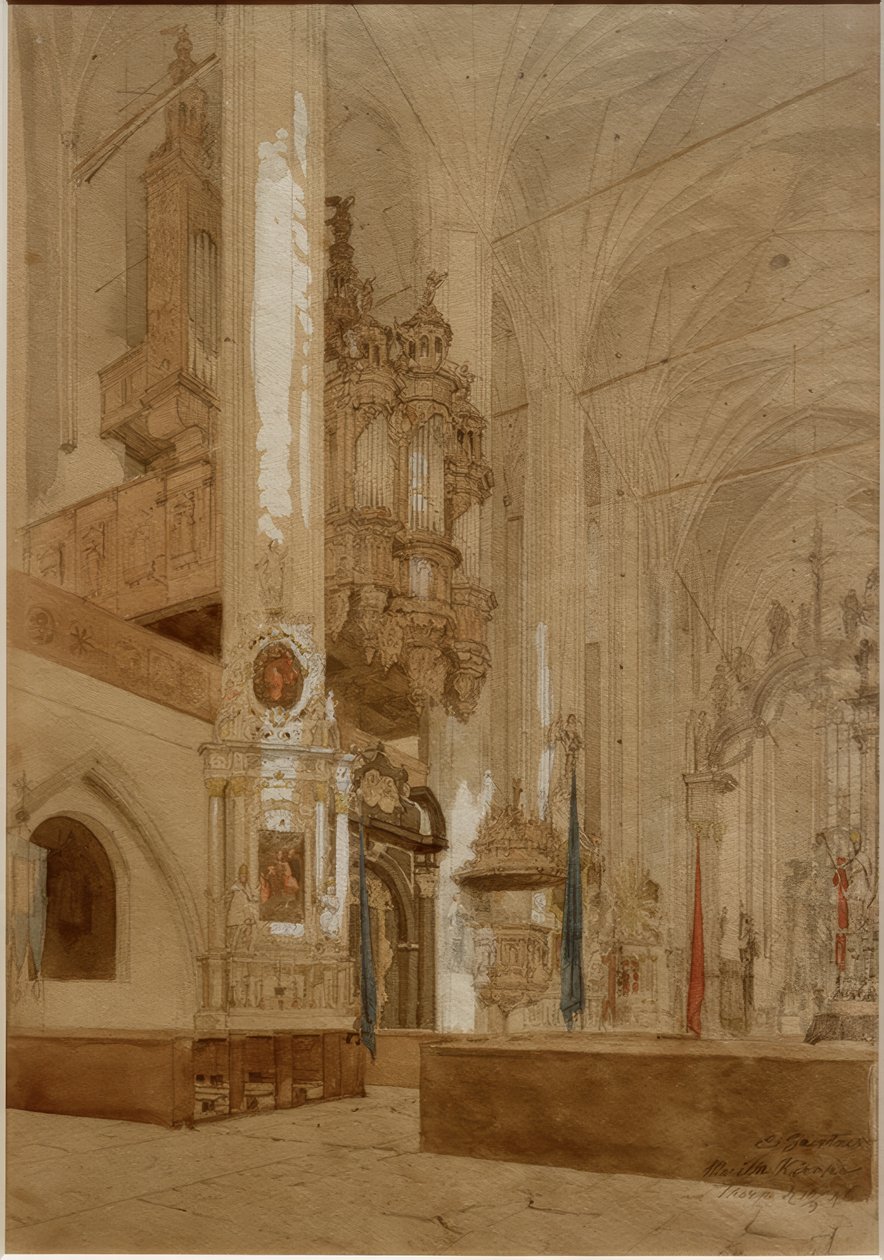 Iglesia de Santa María en Thorn de Eduard Gärtner