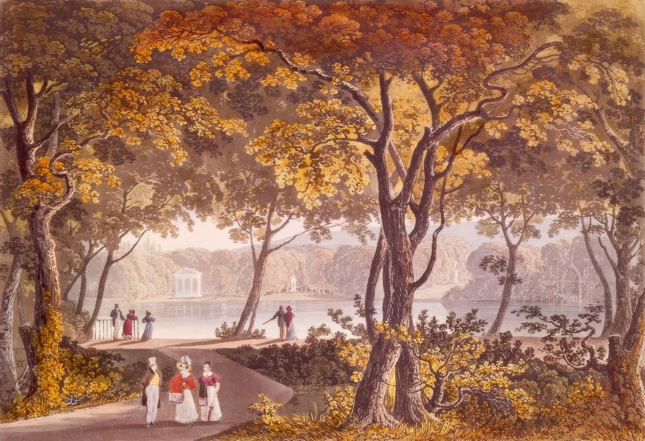 Töplitz. El jardín del castillo de Eduard Gurk