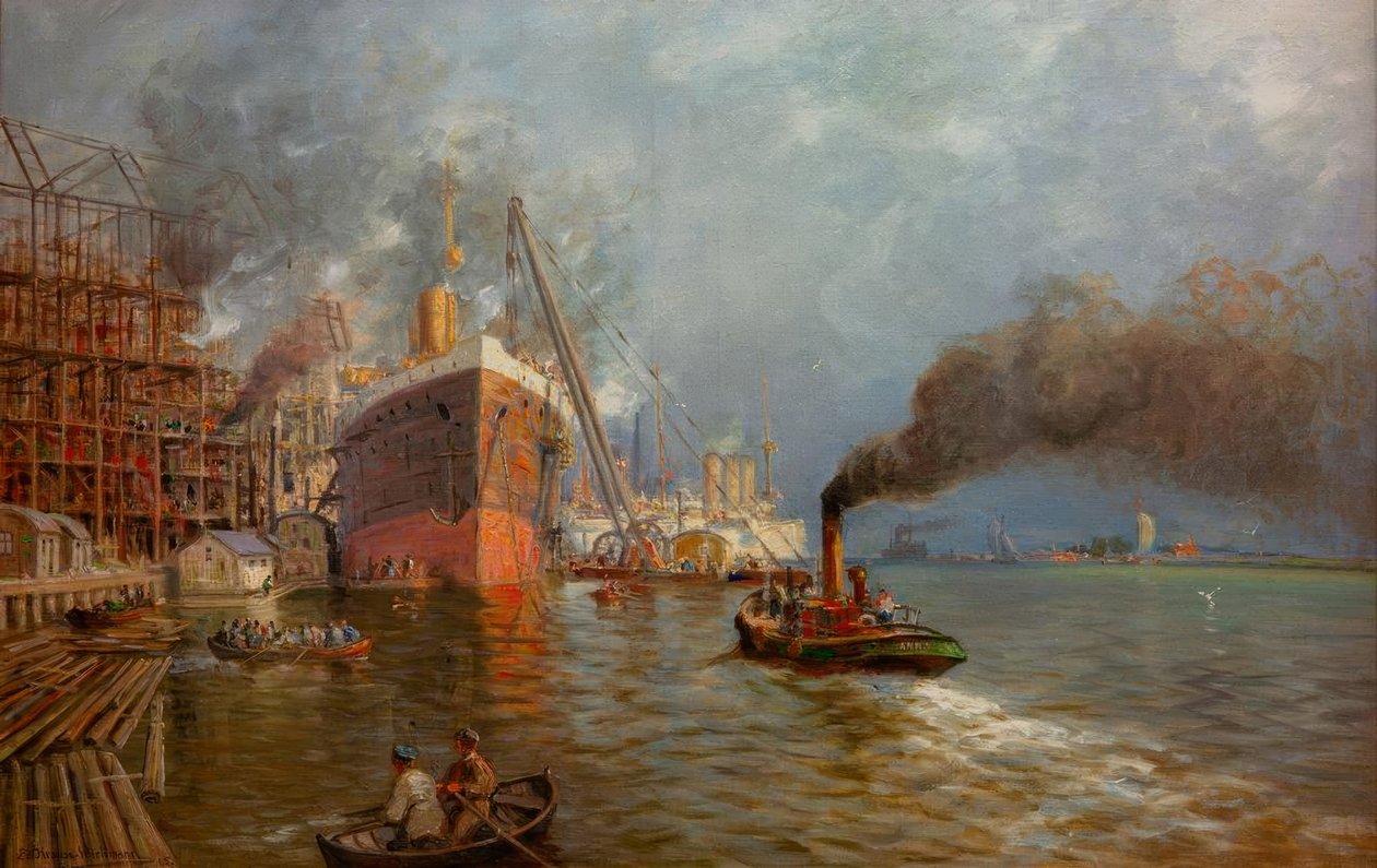 El astillero Vulcan de Stettin de Eduard Krause Wichmann