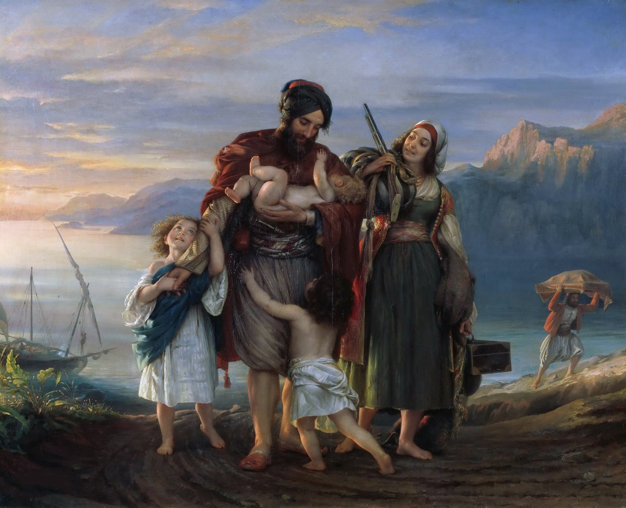 Regreso de los Armatoles, 1836 de Eduard Magnus