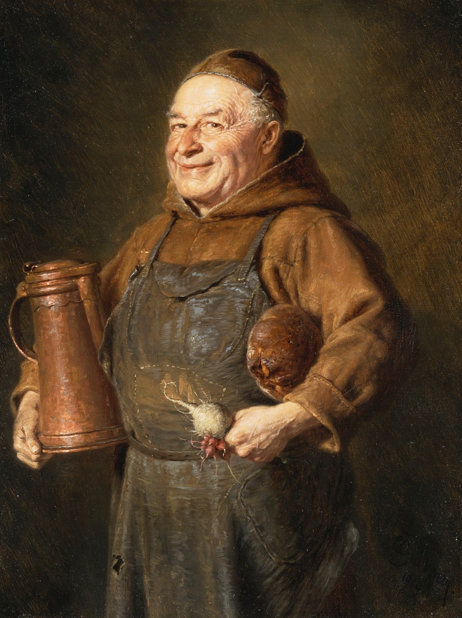 Antes de vísperas, 1909 de Eduard von Grutzner