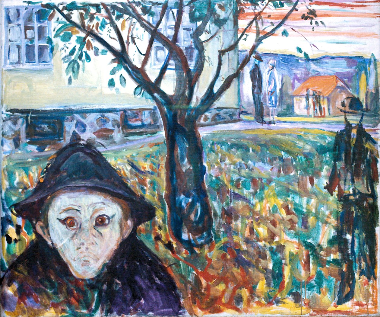 Celos en el jardín de Edvard Munch