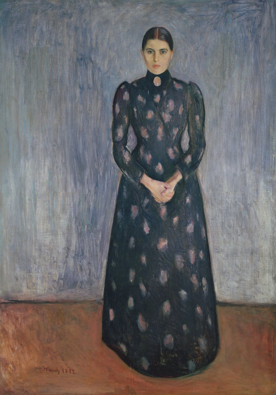 Retrato de Inger Munch de Edvard Munch