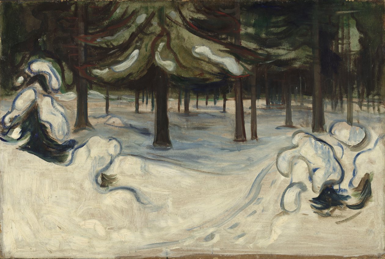 Invierno de Edvard Munch