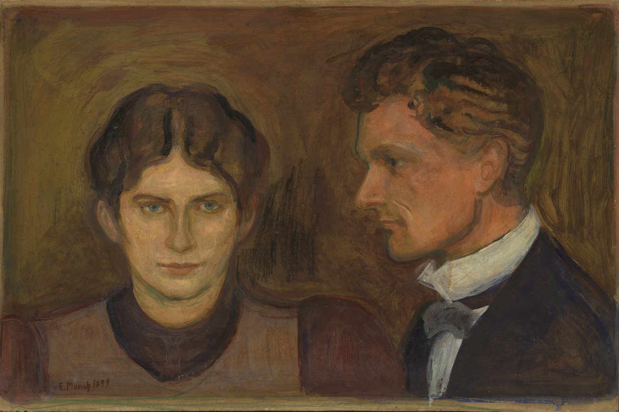Aase y Harald Norregaard de Edvard Munch