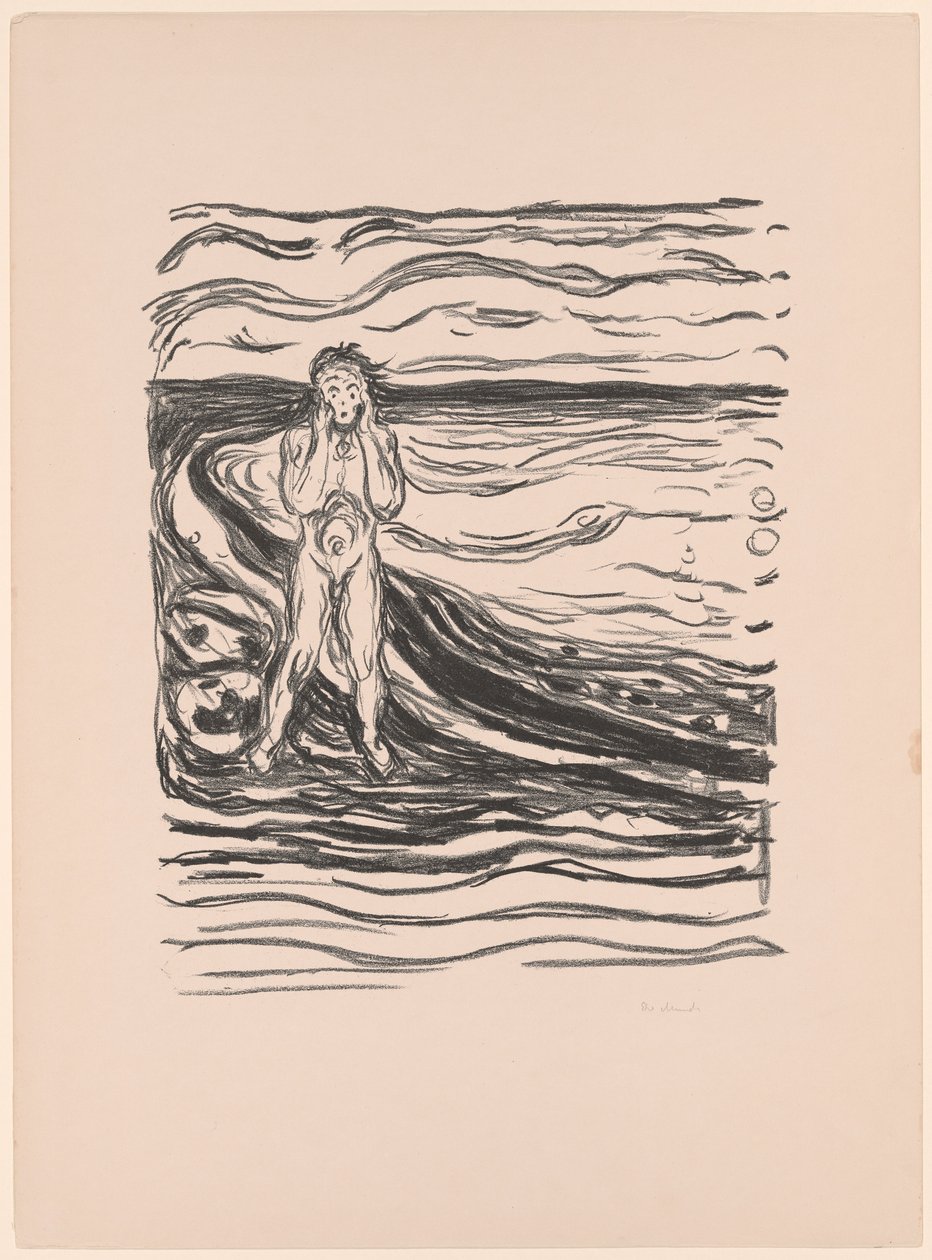 La desesperación de Alpha de Edvard Munch
