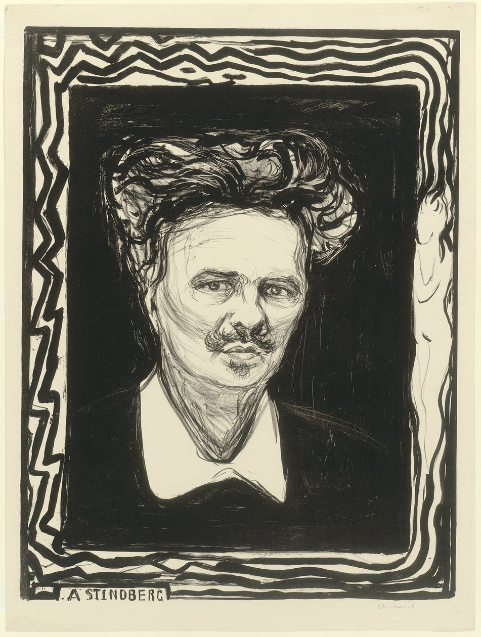 August Strindberg de Edvard Munch
