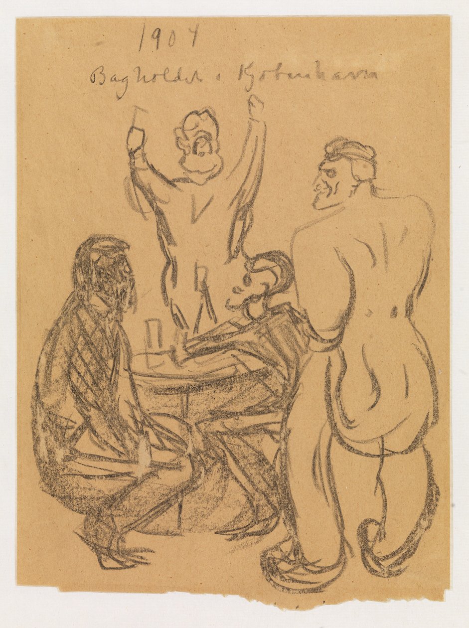 Emboscada en Copenhague de Edvard Munch
