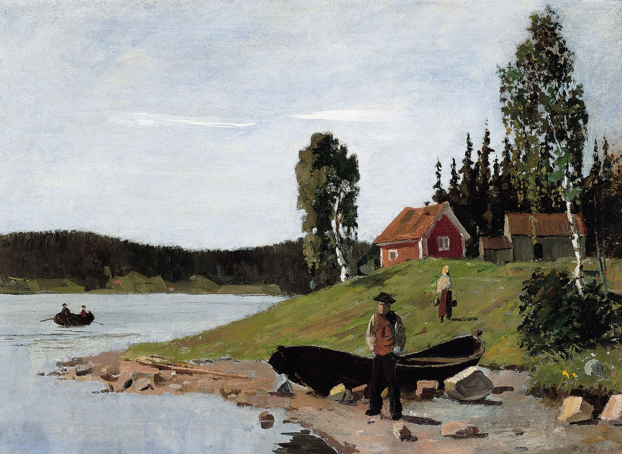 Paisaje costero, 1881 de Edvard Munch