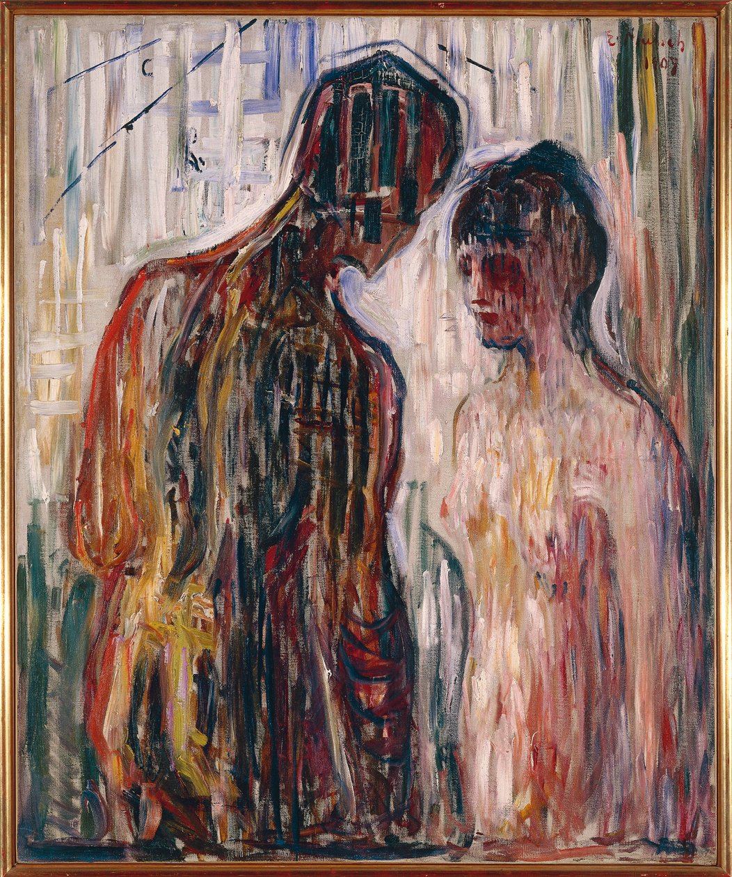 Cupido y Psique de Edvard Munch