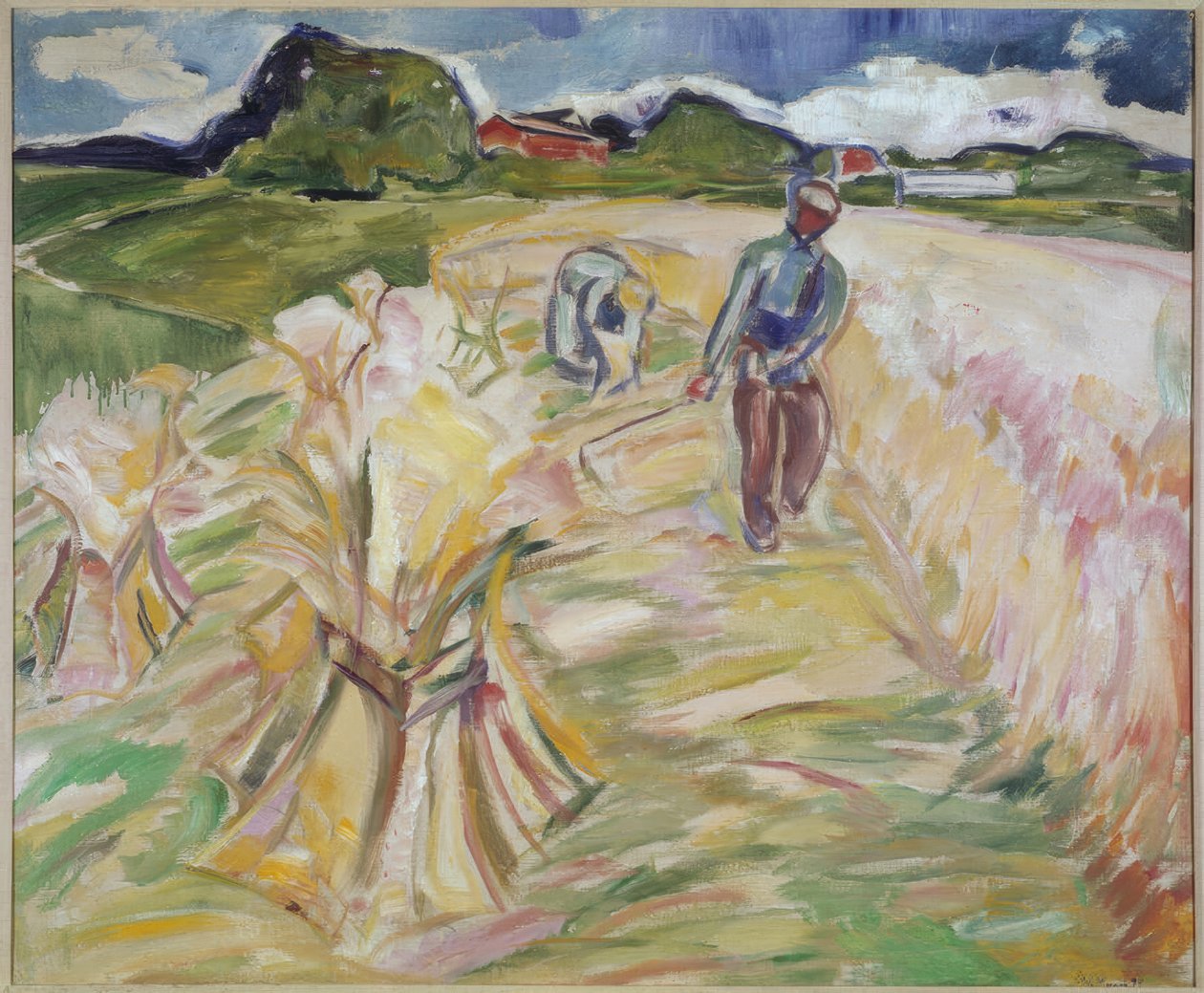 El campo de trigo de Edvard Munch