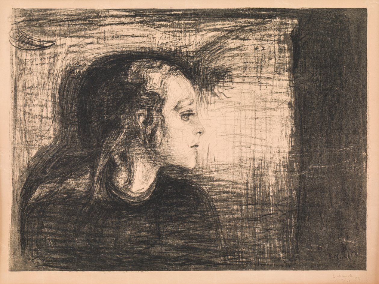 La niña enferma de Edvard Munch