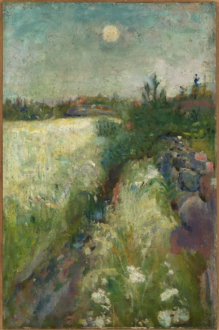 Prado florido en Veierland de Edvard Munch