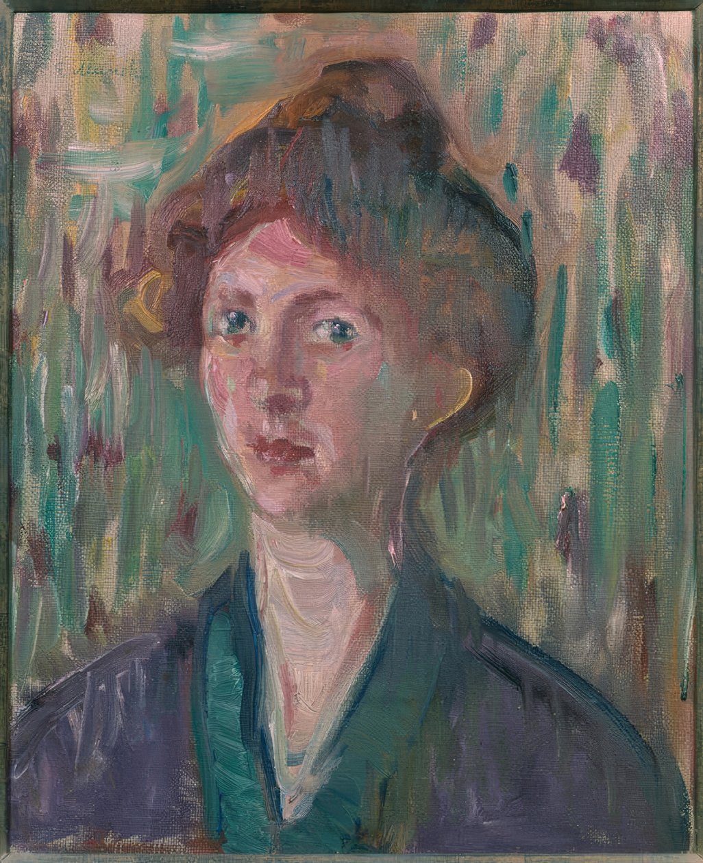 Retrato de mujer de Edvard Munch