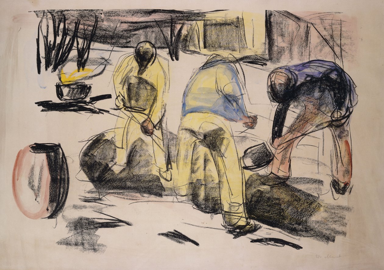 Trabajadores de tumbas de Edvard Munch