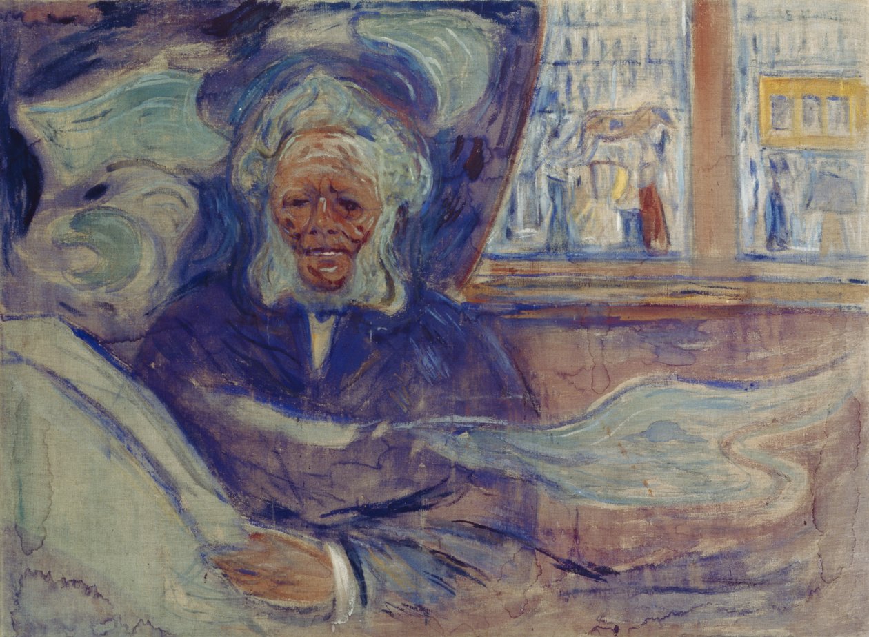 Ibsen en el Gran Café de Edvard Munch