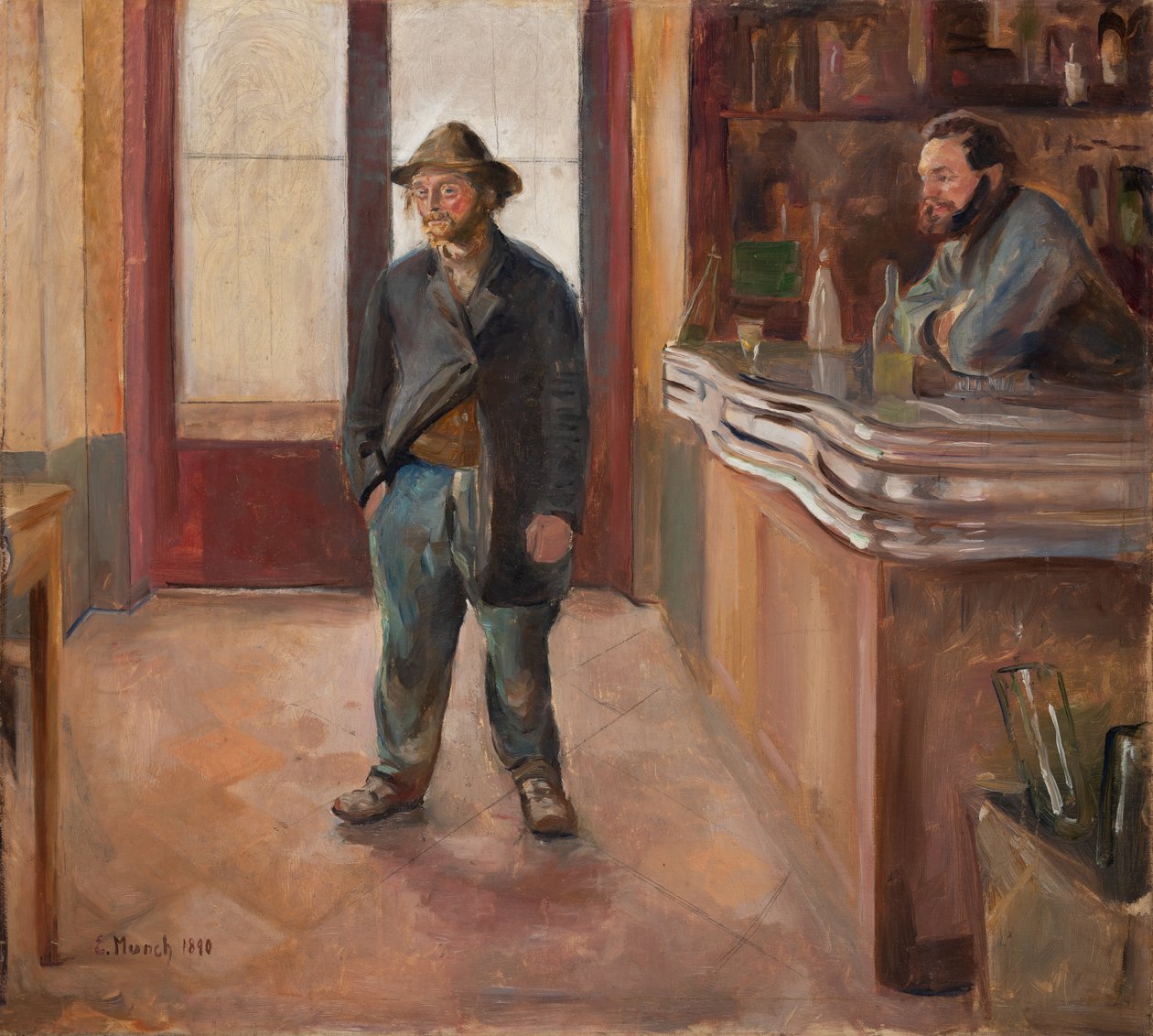 En la taberna de Edvard Munch