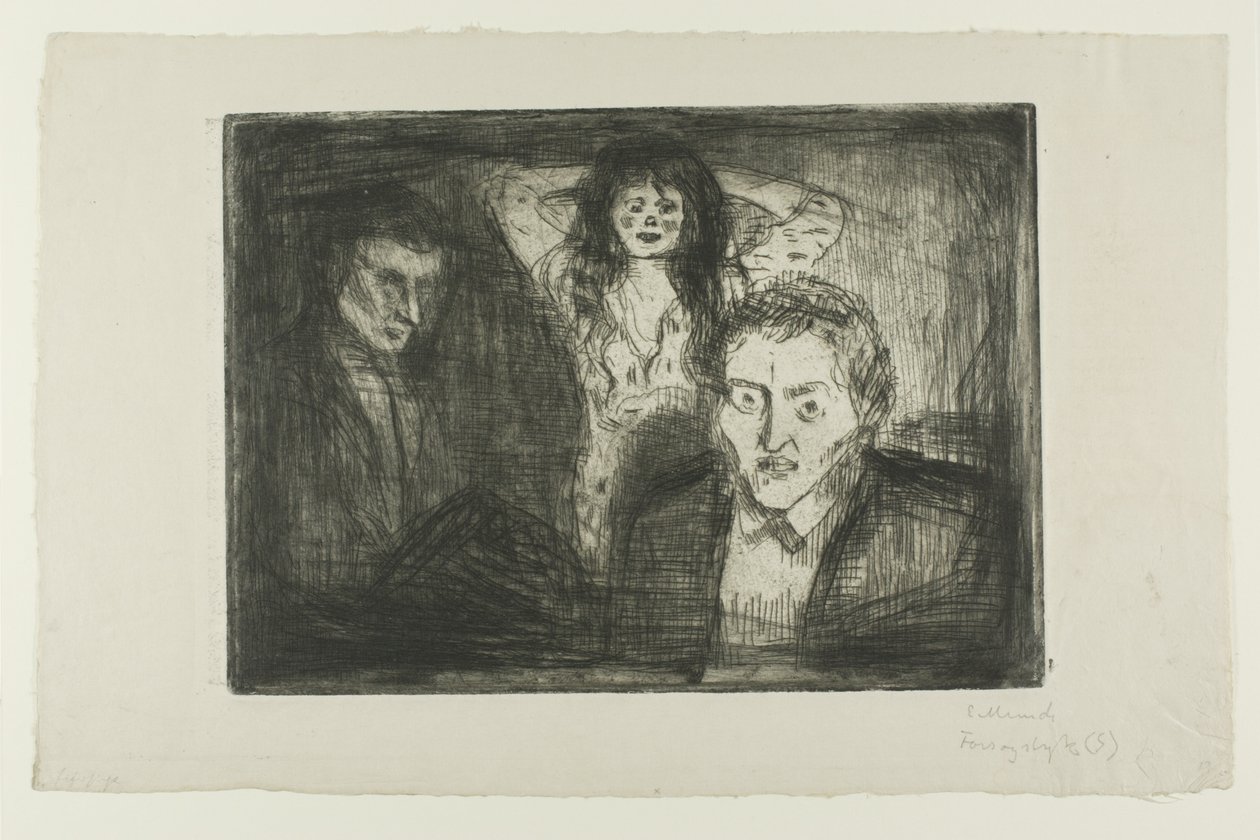 Celos de Edvard Munch