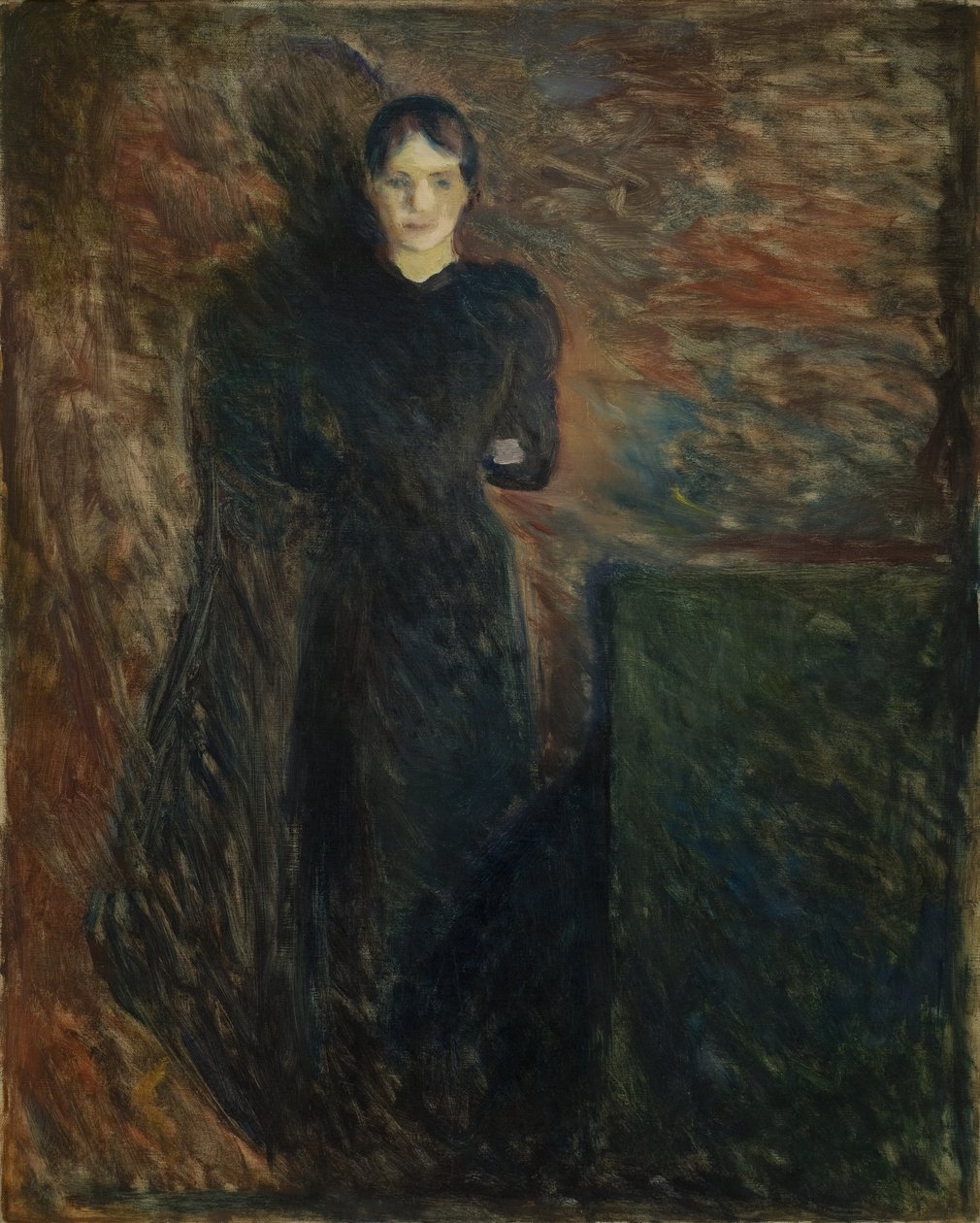 Dama de negro de Edvard Munch