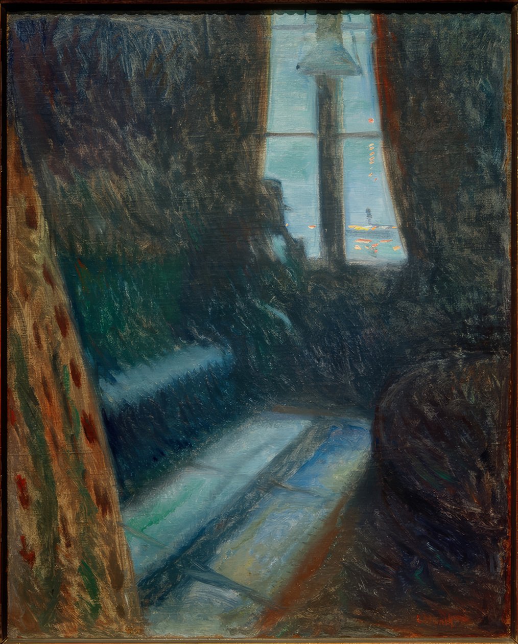 Noche en Saint-Cloud de Edvard Munch