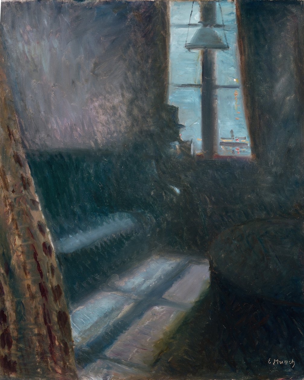 Noche, Saint Cloud de Edvard Munch