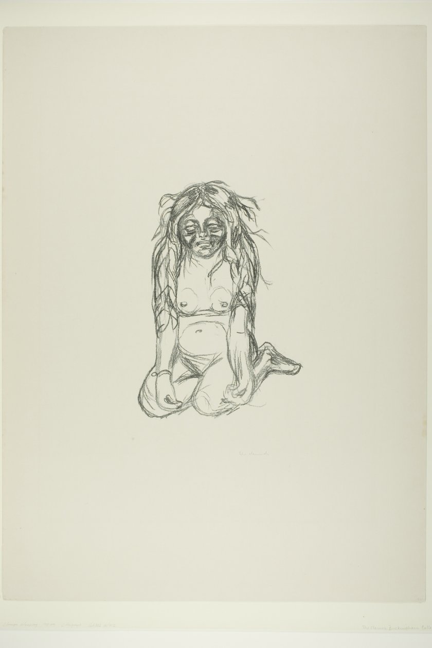 Omega llorando de Edvard Munch
