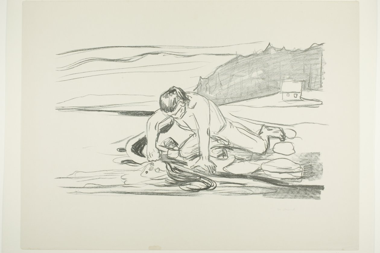 Muerte de Omega de Edvard Munch