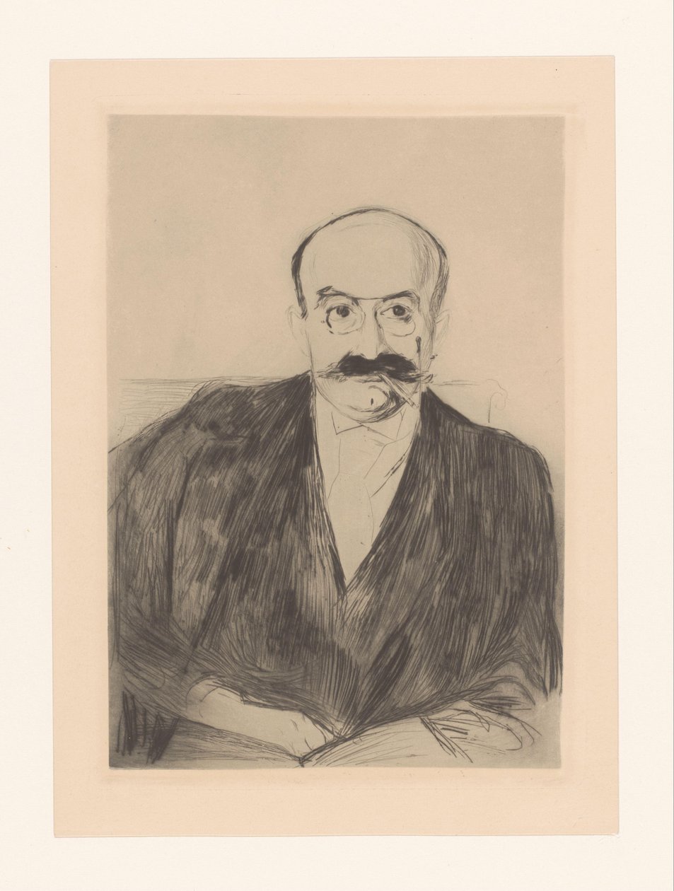 Retrato del Dr. Max Asch de Edvard Munch