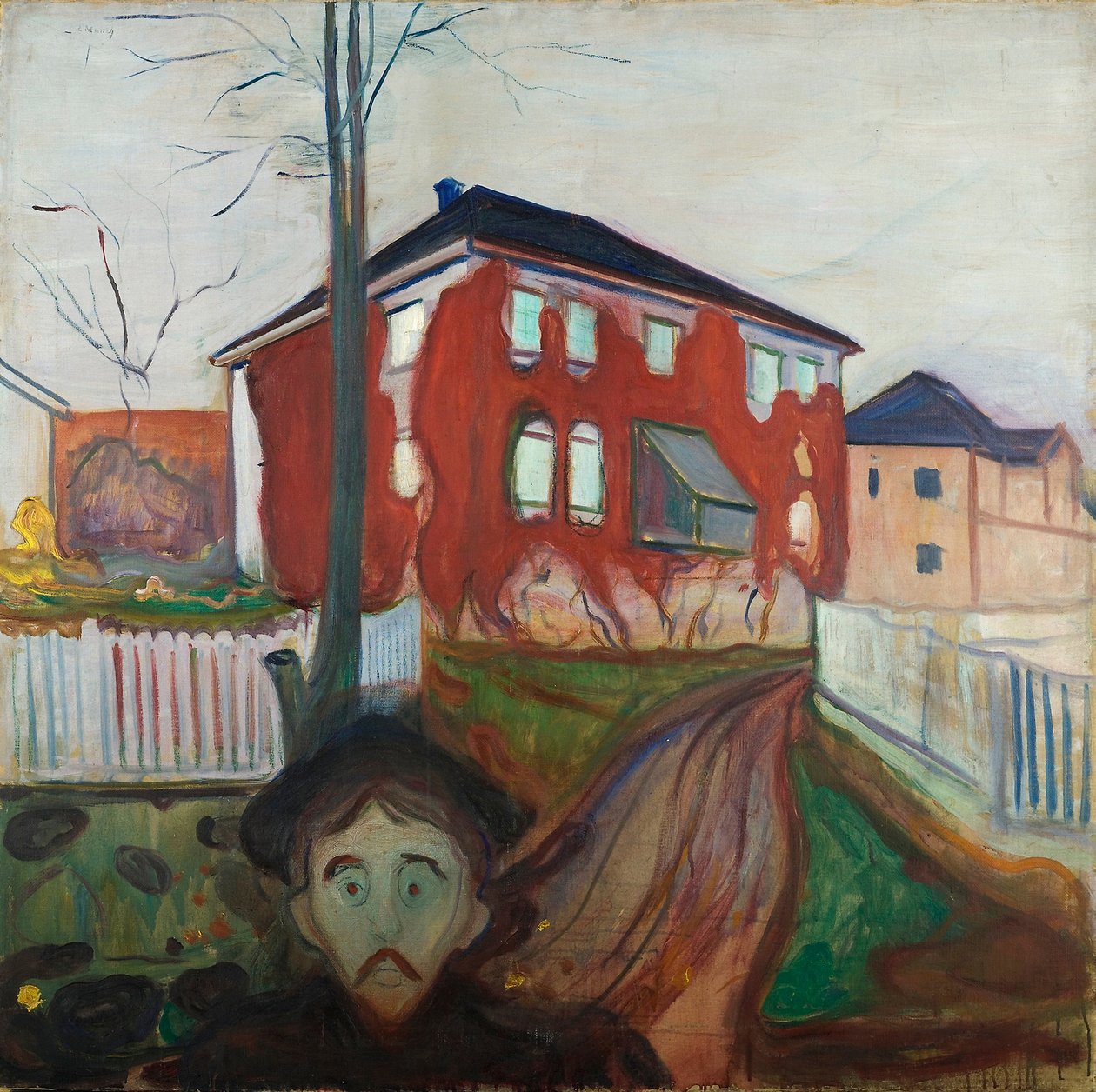 Enredadera de Virginia Roja de Edvard Munch