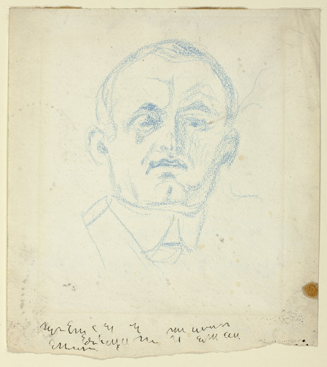 Autorretrato de Edvard Munch