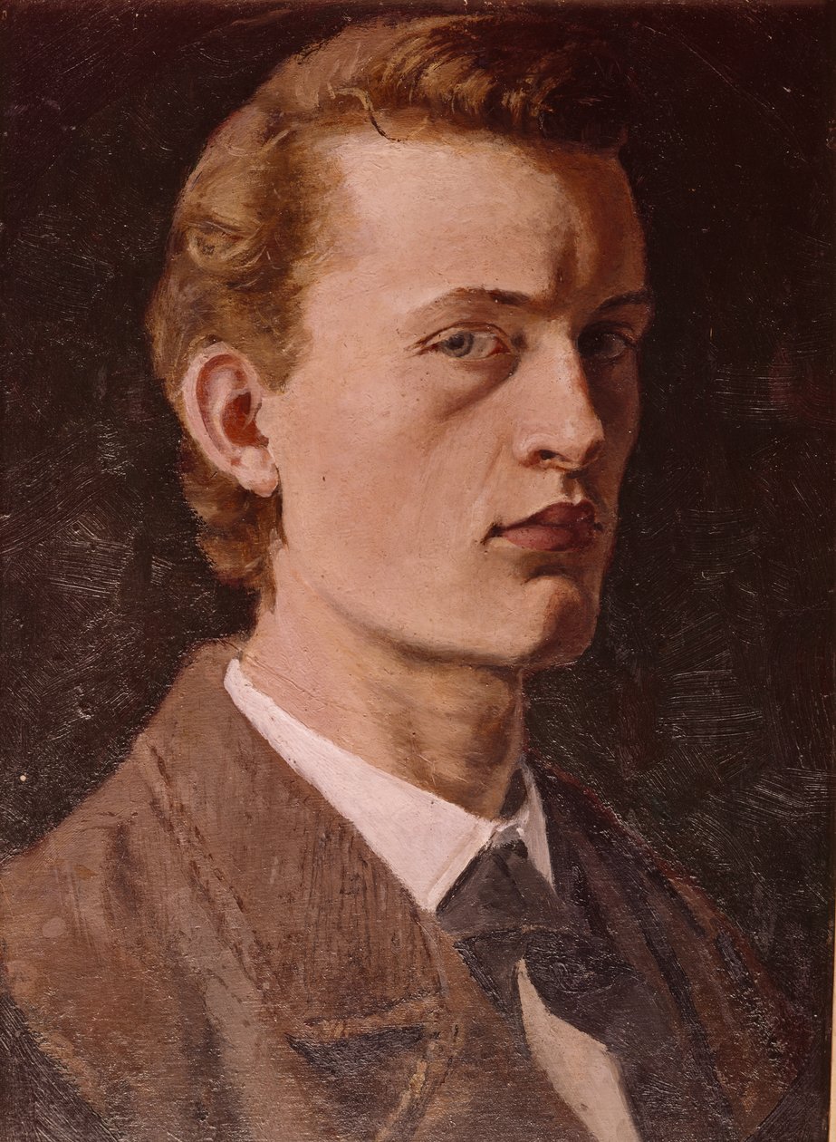 Autorretrato de Edvard Munch