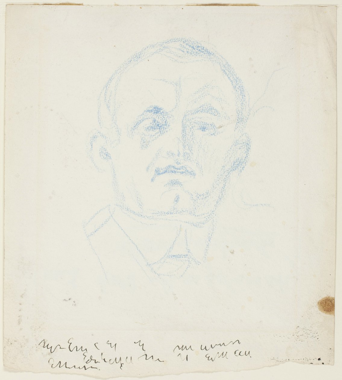 Autorretrato de Edvard Munch