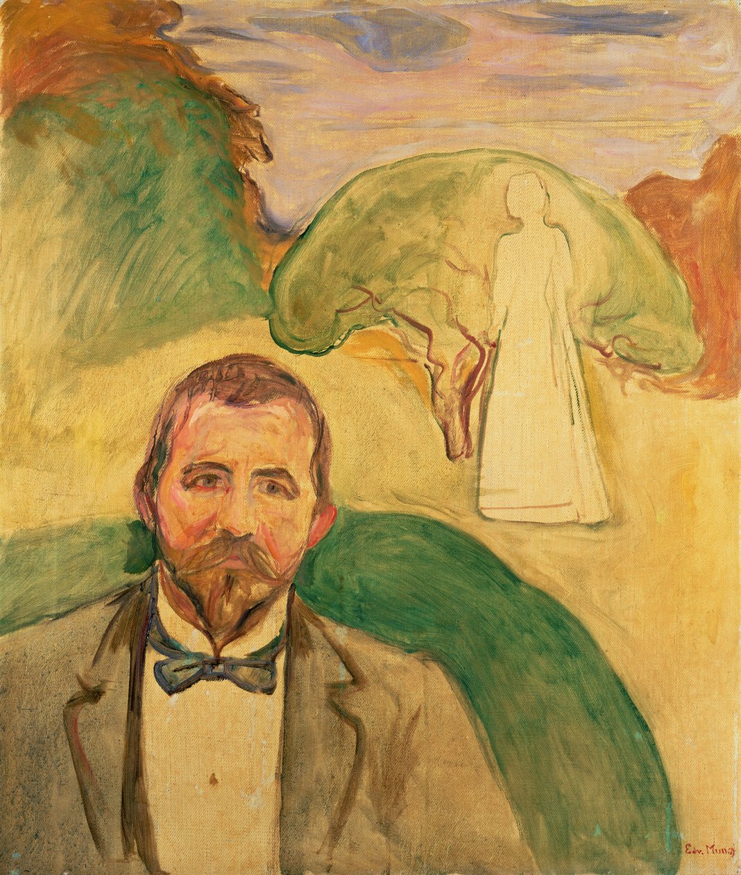 El sueño, c.1900 de Edvard Munch