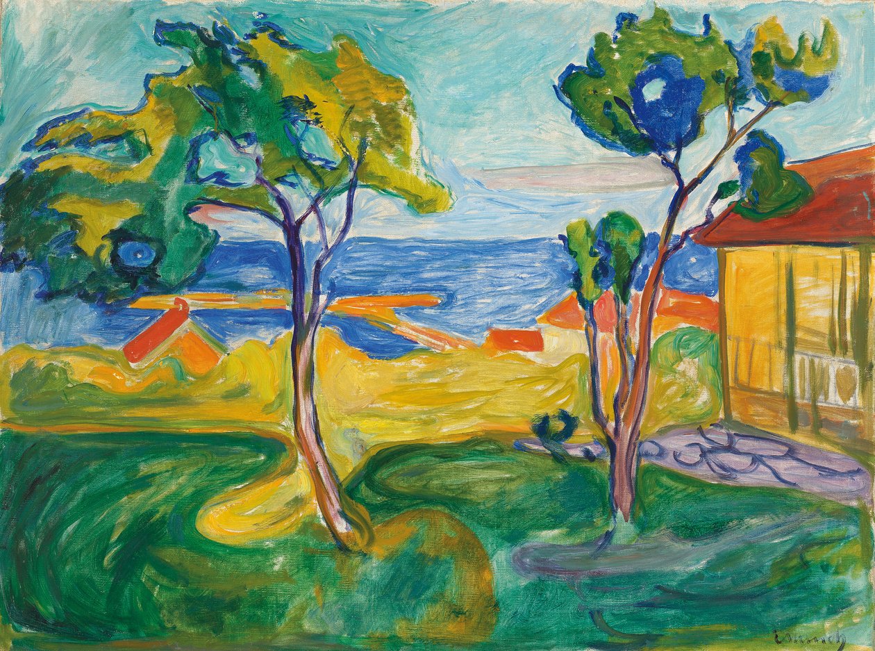 El Jardín en Asgardstrand de Edvard Munch
