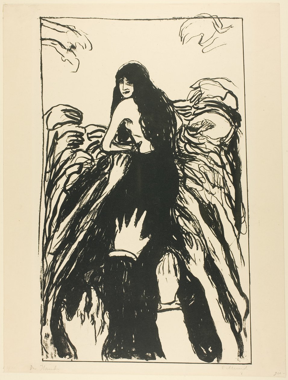 Las manos de Edvard Munch