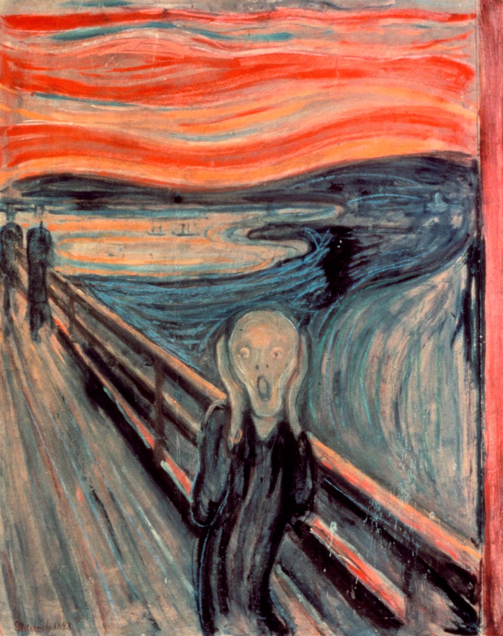 El grito, 1893 de Edvard Munch