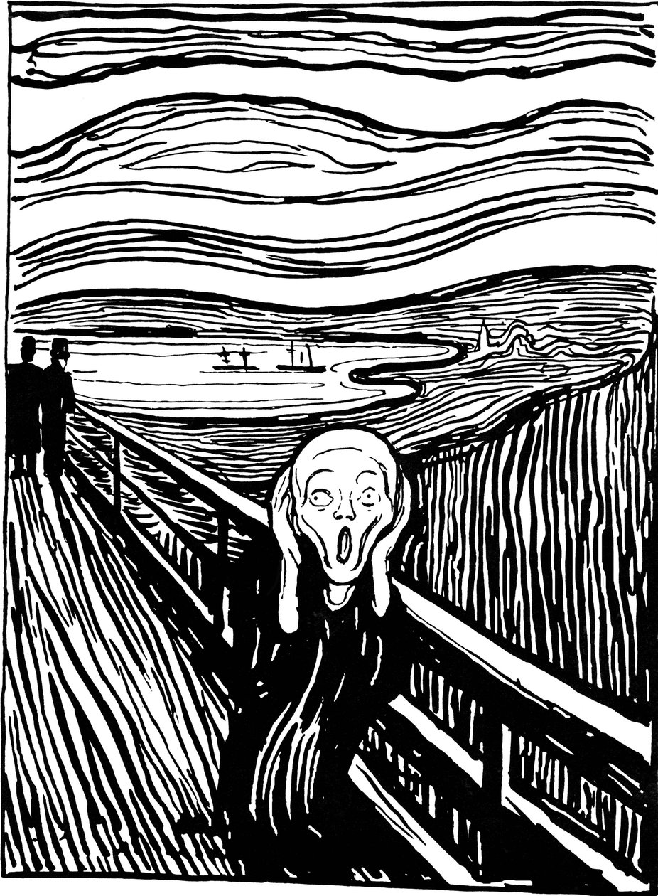 El Grito, 1895 de Edvard Munch