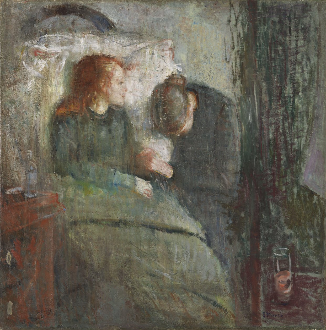 El niño enfermo de Edvard Munch