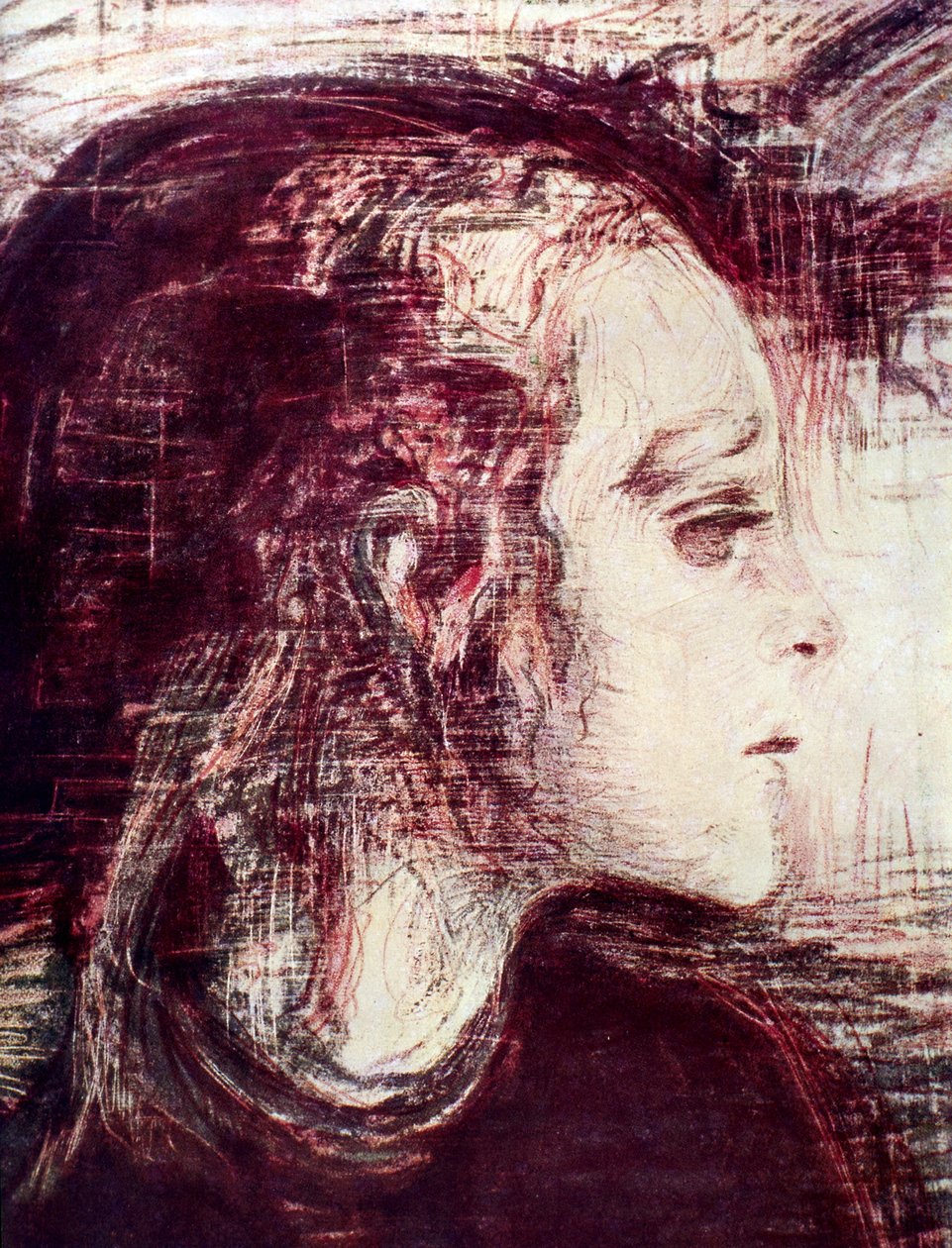 La niña enferma, 1907 de Edvard Munch
