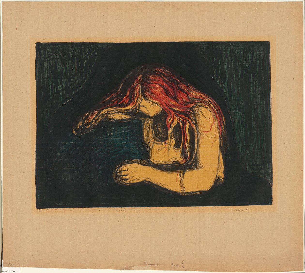 El vampiro II de Edvard Munch