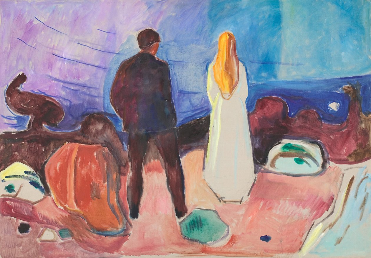 Dos Seres Humanos. Los Solitarios de Edvard Munch