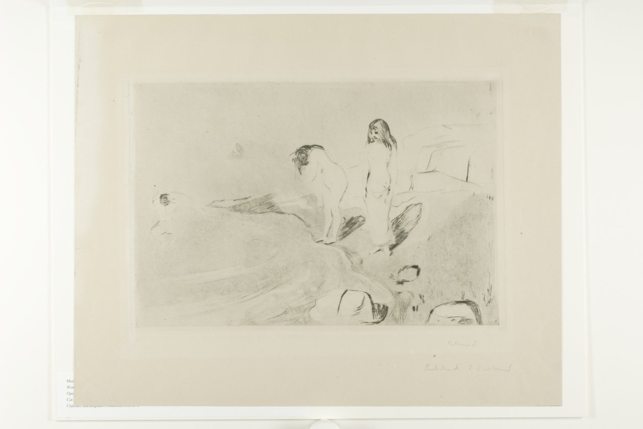 Mujeres bañándose de Edvard Munch