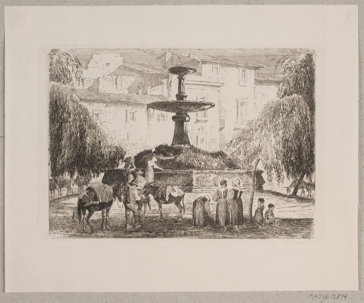 Plaza en Sulmona de Edvard Petersen